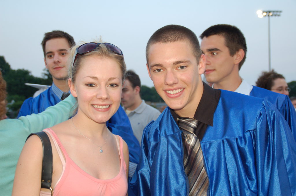 Brett's high school graduation
