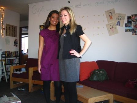 first day at our big girl jobs! modern bride and am New York.jpg