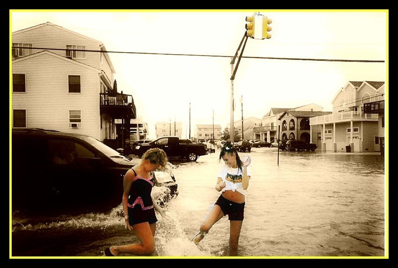 casey &amp; Amber playing in SIC flood.jpg