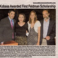 Kobasa Awarded First Feldman Scholarship