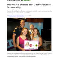 Two OCHS Seniors Win Casey Feldman Scholarship
