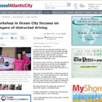 Press of Atlantic City Distaracted Driving Event OC 7-23-2011